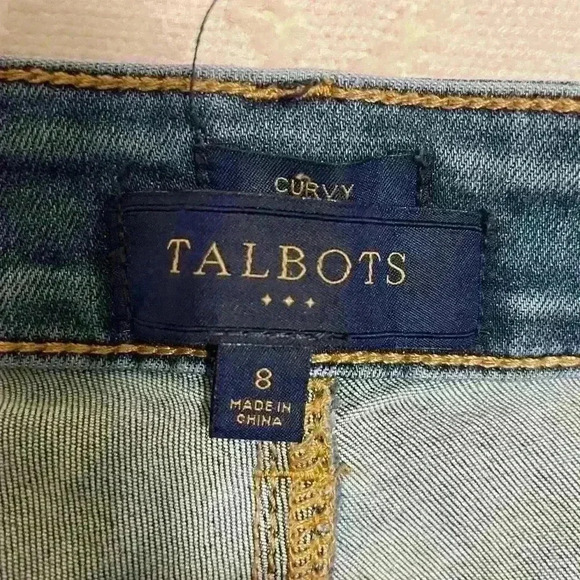 Talbots curvy jeans size 8 - Picture 2 of 7